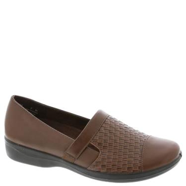 Imagem de Easy Street Tênis feminino Destiny, Tecido caramelo em relevo, 10 Narrow