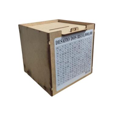 Imagem de Cofre Desafio P/ Metas De Poupança E Organização Financeira - ANA DECO