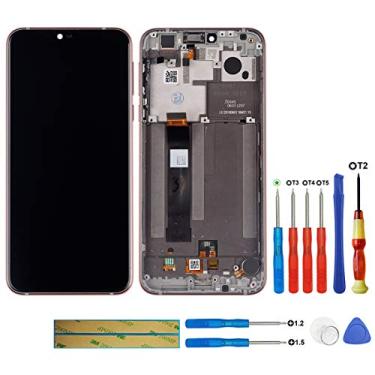 Imagem de swark Tela LCD compatível com Nokia 7.1 tela sensível ao toque cinza de 5,8 polegadas com moldura + ferramentas