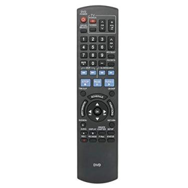 Imagem de Controle remoto de substituição N2QAYB000196 adequado para gravador de DVD Panasonic Diga DMR-EZ28 DMR-EZ28K DMR-EZ28P DMR-EZ28PC Controlador remoto de substituição