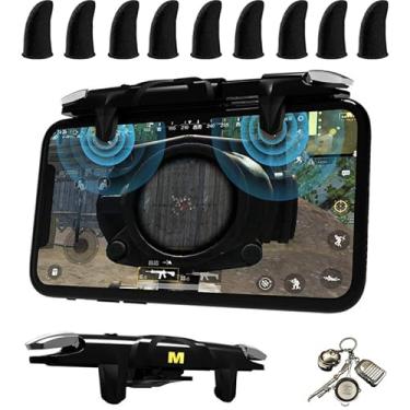 Imagem de 11 in 1 Mobile Phone Fast Shooting L1R1 Triggers Combo Kits, Cell Phone Game Controller for PUBG/Call of Duty/Apex