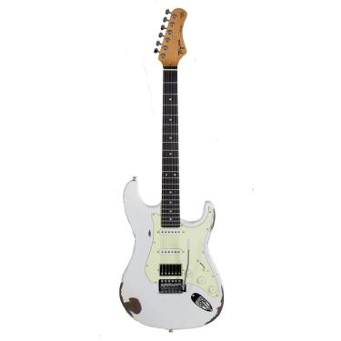 Imagem de Guitarra Escala Escura Escudo Mg Tga-580 Antique Ow Tagima 