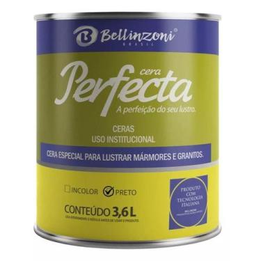 Imagem de Cera Para Mármore Granito Preta 3,6L Perfecta - BELLINZONI