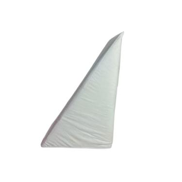 Imagem de Travesseiro Encosto Triangular Anatomico Ortopédico Terapêutico Pós Cirurgico Leitura(Branco)