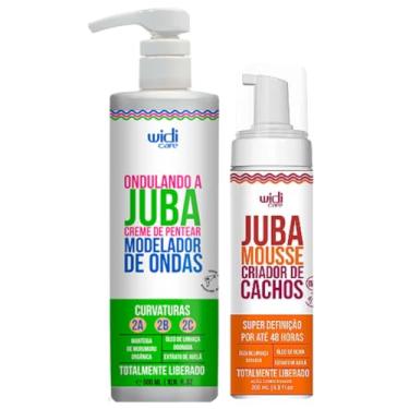 Imagem de Kit Widi Care Juba Creme De Pentear Ondulando + Mousse Criador De Cachos