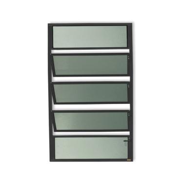 Imagem de Basculante Plus Vidro Boreal 100cm X 100cm Brimak Preto