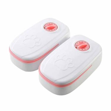 Imagem de Comedouro Bebedouro Alimentador Inteligente Temporizador 2 Em 1 Agua Raçao Cachorro