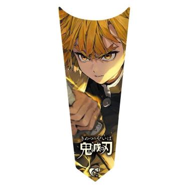 Imagem de Adesivo Faixa Gravata Tanque Moto Zenitsu Agatsuma Amarelo