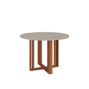 Imagem de Mesa Para Sala De Jantar Redonda 1090cm Flora Cinamomo-off White