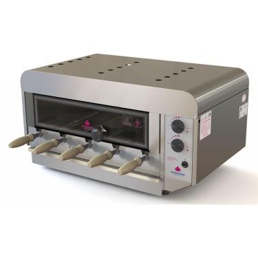 Imagem de Forno Rotativo Multiuso A Gás Progás 5 Espetos Bivolt Prr-050n Bivolt Style