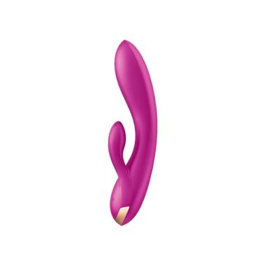 Imagem de Vibrador Rabbit Double Flex Via App - Satisfyer - Pink
