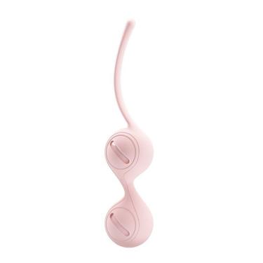 Imagem de Bolas De Pompoar Revestidas E Com Peso Interno - Kegel Tighten Up 1 - Rosa Bebê