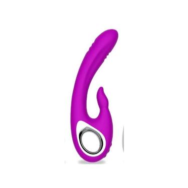 Imagem de Vibrador Com Estimulador Clitoriano 10 Vibraçoes Devine Lovetoys - Roxo