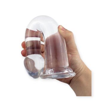 Imagem de Plug Anal Longo 20cm X 3,8cm Em Silicone - Lovetoys - Transparente