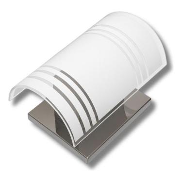 Imagem de Arandela Inox Com Acrílico Para Corredores Muros Areas externas e Inte