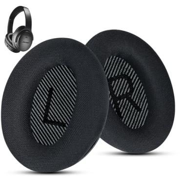 Imagem de Wzsipod Conforto Em Tecido - Almofadas Auriculares Para Fones De Ouvido Bose Quiet 35/Qc35Ii, Compatíveis Com As Séries Qc45, Qc25, Qc15 E Mais, Modelos Exclusivos Reposição, S1