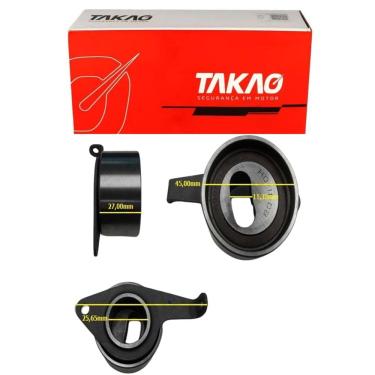 Imagem de Tensor Da Correia Do Comando De Valvulas Qq 1.1 16V 2011 A 2015 / Qq 1.0 12V 2014 A 2020 - Takao Tccvcy11