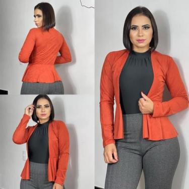 Imagem de Casaco Suede Feminino - Decreto Fashion , Terracota, P