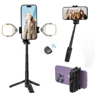 Imagem de Tripé Selfie Stick ULANZI JJ02 com Controle Remoto para Vlog