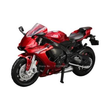 Imagem de Escala 1:18 Suzuki GSX-R1000 Modelo De Motocicleta Em Liga Fundida, Pr