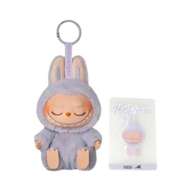 Imagem de Labubu pelúcia segunda geração bolha mart vinil boneca chaveiro na mod