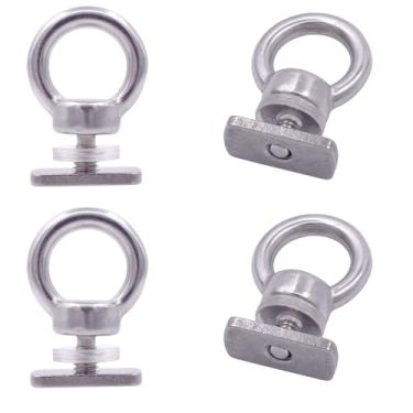 Imagem de YYST Ilhó de amarração para trilho de caiaque para segurar sua corda elástica ou cordas de até 1,3 cm - sem trilho - não use para ancoragem (4)