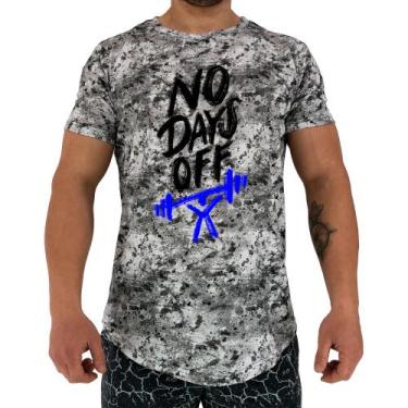 Imagem de Camiseta Longline Manga Curta MXD Conceito No Days Off, Cinza claro, G