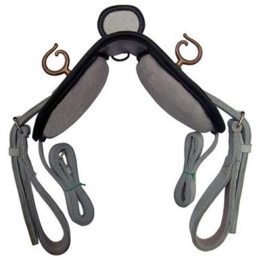 Imagem de Selote para Charrete SV2106 - Cromo - Selaria Vertentes