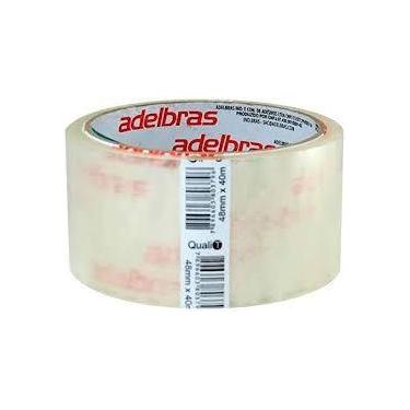 Imagem de Fita Adelbras adesiva transparente 48mmx45m