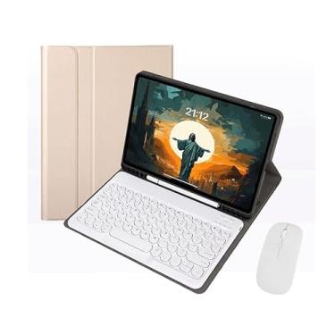 Imagem de Capa Para iPad 10ª Geração /11ª Geração 10.9pol com Teclado Redondo e Mouse