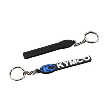 Imagem de jininshengxindianzi Motorbike Keychain Compatible With Kymco AK550 Xciting 250 300 400 500 Downtown 125 200i 300i 350i X Town Ct250 Ct300 S400 Key Chain Keyring(PURPLE)