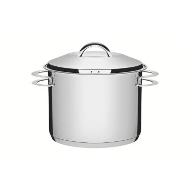 Imagem de Caldeirão Tramontina Solar Aço Inox 24 cm 9,6 Litros