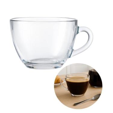 Imagem de Xícara de Café de Vidro 90ml Básica Brasilia Em Casa Tem - EmCasaTem