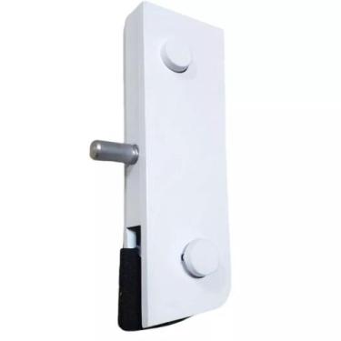 Imagem de Dobradiça Superior Branco Com Pino Para Porta De Vidro 1101 - Glasspeç