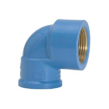 Imagem de Joelho PVC Azul 20mm x 1/2'' - Amanco - PN 750 kPa