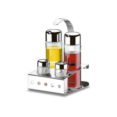 Imagem de Galheteiro Parma Inox 5 Pçs - Brinox