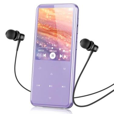 Imagem de Leitor MP3 AGPTEK M3 64GB com Bluetooth, alto-falante e rádio FM