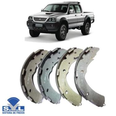 Imagem de Sapata De Freio Traseira S10 2012 A 2019 / L200 2008 A 2013 / Pajero D
