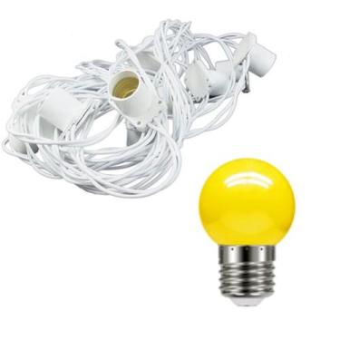 Imagem de Festão 5 Metros com Lâmpadas Bolinha Coloridas - SHIN TECH