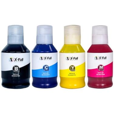 Imagem de Kit 4 Cores Tinta Compatí­vel para Canon GI16 GI-16 Pigmentada X-Full