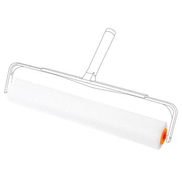 Imagem de Rolo de concreto autonivelante de 45.7 cm: Rolo de piso epóxi cravado de 13/20/31 mm, ferramentas compostas de peneiramento de ponta para tinta de concreto de cimento, removedor de bolhas da HexDorn