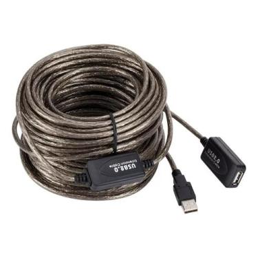 Imagem de Cabo extensor usb 2.0 com amplificado - 20 metros - no-brand