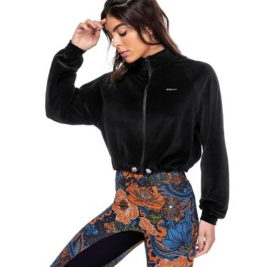 Imagem de Jaqueta Enfim Feminina Cropped Ajuste Elastico  Preto G-Feminino