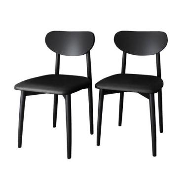 Imagem de Kit 2 Cadeiras Gala Madeira Maçica - Alt 86 X L 44 Cm X P 46 Cm - Bac 