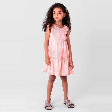 Imagem de Vestido Infantil Menina Rosa Mundi