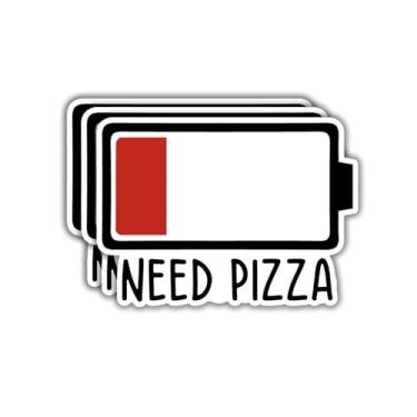 Imagem de (3 peças) Adesivo de pizza com citações sarcásticas engraçadas frases inspiradoras decalque de vinil adesivos de presente para copo laptop Kindle garrafas de água tablet livros telefone - Tamanho 2,1