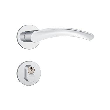 Imagem de Fechadura Stam 803/13 Externa (G) Roseta Redonda Cromado