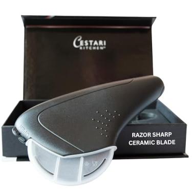 Imagem de Cortador de pizza roda: fácil de limpar – protetor de lâmina – lâmina afiada de lâmina corta suavemente – mais afiada do que aço inoxidável, sem ferrugem antiaderente Pizza Slicer – caixa de presente de luxo – Presentes de pizza | Cestari