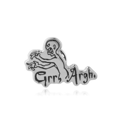 Imagem de PLITI Broche de esmalte de vampiro Vampire Slayer, fãs de filmes, joias inspiradas em BTVS, presente inspirado na BTVS, programa de TV dos anos 90, Medium, Aço inoxidável, Sem Pedra Preciosa