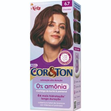 Imagem de Tintura Cor & Ton 0% Amônia Chocolate 6.7